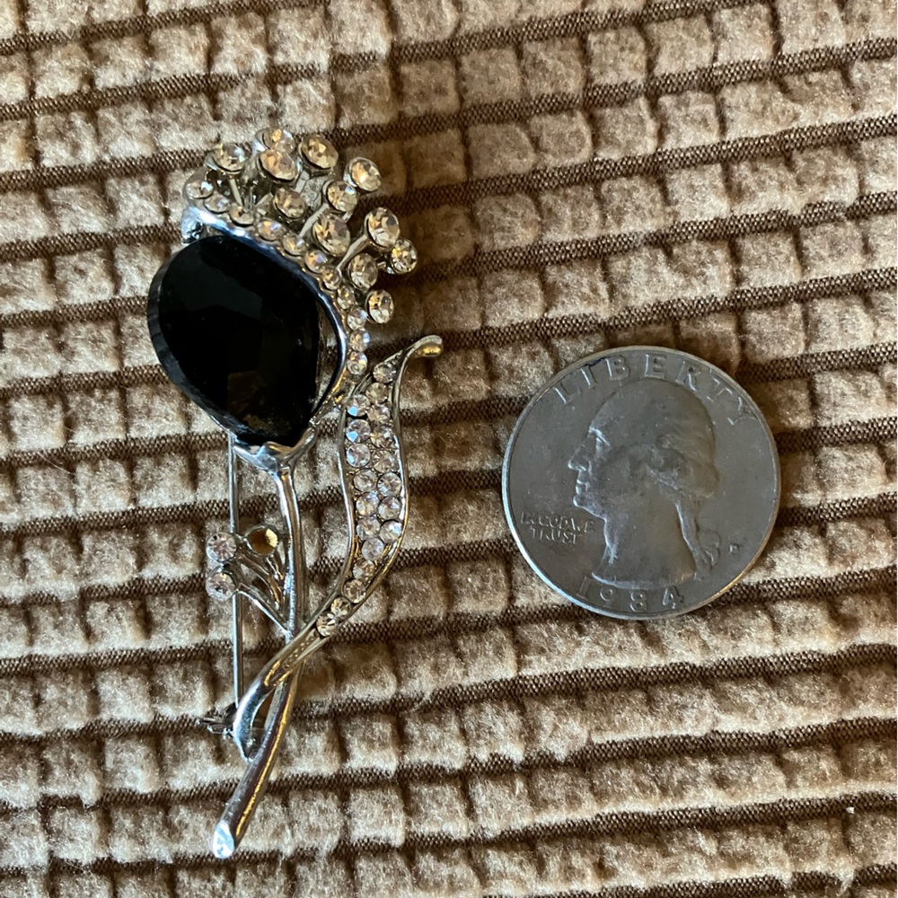 Black Brooch